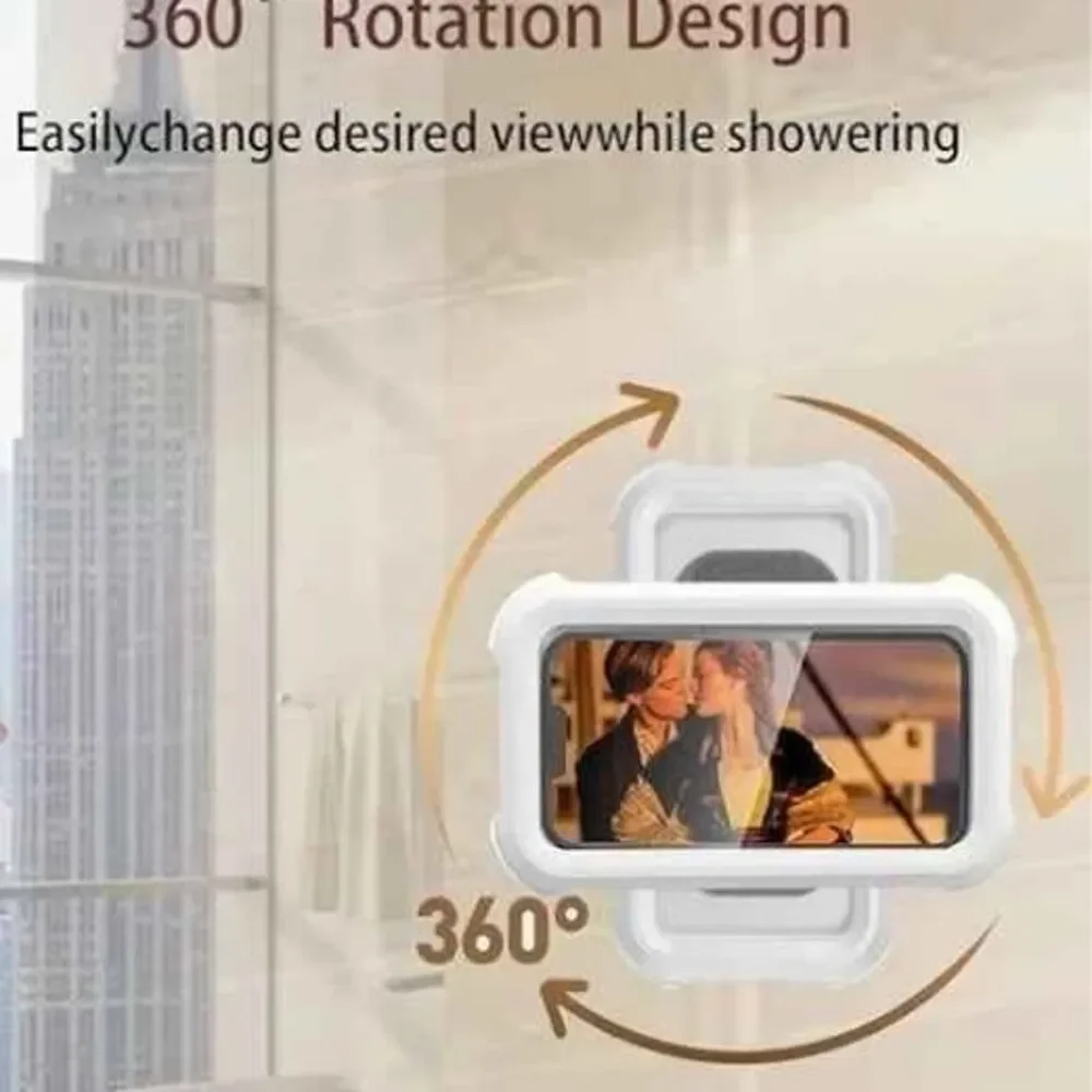 Waterproof Phone Holder for shower or anywhere